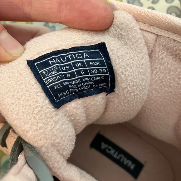 nautica • dorsay rubber toe duck boot in blush/grey - Picture 13 of 13